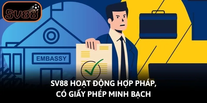 Sv88 hoạt động hợp pháp, có giấy phép minh bạch
